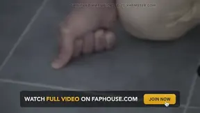 Earwax for her slave to eat