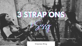 3 Strap-ons, 1 Sissy!