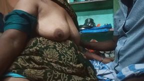 Tamil housewife with college boy hardcore