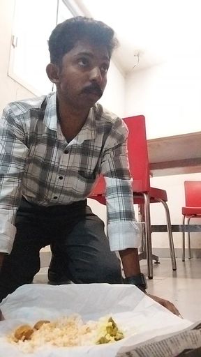 HedmasterDumbfag Shithin  Eating like doggy in office