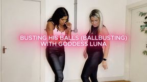 Busting His Balls (Ballbusting) With Goddess Luna