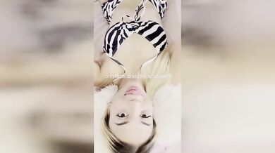 18yo Petite Blonde Amateur Virgin Wet From First Time Hard Rough Creampie