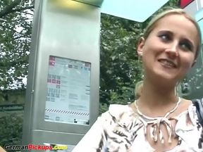 german teen picked for her first porn casting