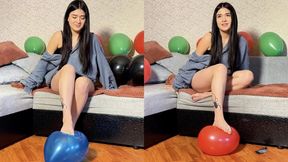 Anny Barefoot Balloon Pops – Small Balloons Foot Crush