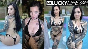 Mr Lucky Life featuring women's vertical scene