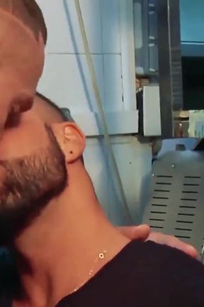 MENATPLAY - Businessman Emir Boscatto bangs Sergi Rodriguez