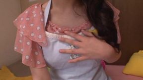 Kana Tsuruta's Hot Headjob - Naughty Teen 18+ Pleasures Her Man Deep Throat Style