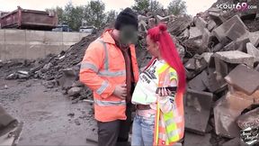 ”German Teen Anni Let Stranger Fuck Her Outside To Made Deal”