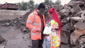 ”German Teen Anni Let Stranger Fuck Her Outside To Made Deal”