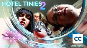 Hotel Tinies 2: Giantess OctoGoddess, Sara Star and Jane Judge Search and Trap Tinies feat BBW Face Sitting POV Captioned Version