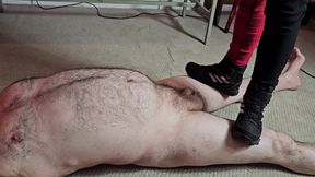 Trampled in Sneakers by Goddess Rachie