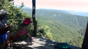 Passionate Oral Pleasure With Great Panoramic View