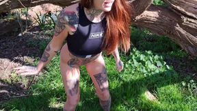Outdoor Pee Desperation Fun in the Sun