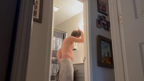Fucking Myself with the Prostate Massager, Jacking Off and Closeup Cumshot