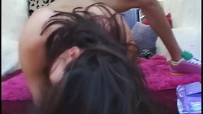 gracie glam swallows cum after blowjob facial