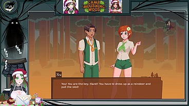 Camp Mourning Wood part 18 Fucking on a park bench