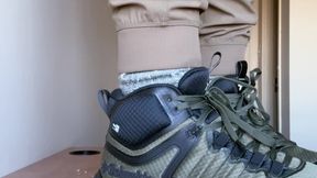 Banana and Pasta crush - Columbia Escape Thrive Titanium hiking boots