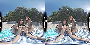 3 Babes On Nude European Beach Mini Lesbian Outdoor Vacation Orgy Matty Cheri Rebeka Ruby