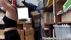 Daring teen Luna Leve gets caught and punished with a dick&#x1F32D;