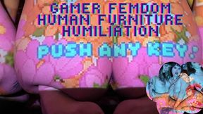 4K Ziva Fey - Gamer Femdom Human Furniture Humiliation