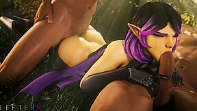 Animated Beauty Skye From The Game Paladins Gets Fucked In All Holes