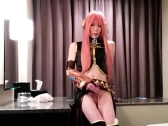 Amateur Asian CD cosplay jo