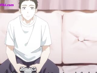 Stepsister Enticed Stepbrother When Playing On Playstation ( Parody Manga )