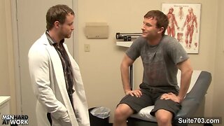 Doctor Nash Lawler`s Big Cock Anal Fuck Session in the Office Suite