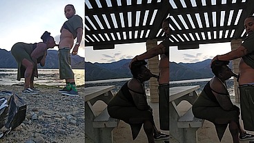 Sucking dick at pyramid lake in California