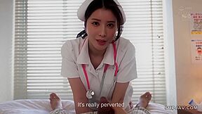 Huge Tits Nurse Hikaru Nagi Cures Her Patient With Her Pussy