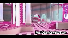 Enter Beautiful 3D Cartoon Palace for Hot Anime Babe Action & Big Tits Fun