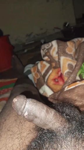 I'm using my hand to get the cum out of my dick