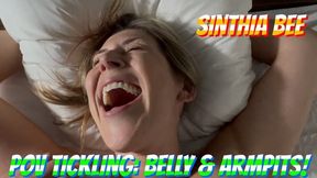 Sinthia Bee In POV Tickling: Belly & Armpits!