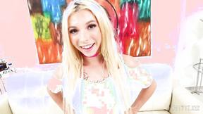 ”Spicy blonde Kenzie Reevesgets fuckedeep & hard”