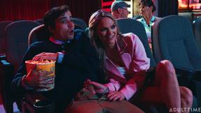 ”Nasty couple fucking in a public cinema - Athena Faris, Ricky Spanish”