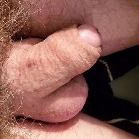 Soft grandpa shavebrush penis stuffed inside my circumcised skin