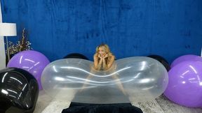 Chelsea C Plays and Pops with the MOAB Airship Balloon HD (1920x1080)