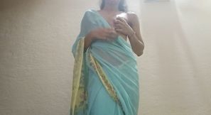 Ishita masterbating in Saree