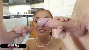 Katy Rose - Its So Large 1st Double Vagina Penetration For Small Redhead Vicious Productions 4k