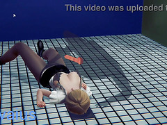yuri amamiya taken on in a restroom honeyselect2libido