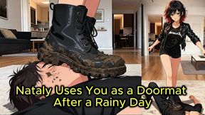 Femdom Boot Crush - Nataly Uses You As Doormat For Her Filthy Boots