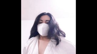 8.21 Mature woman masturbates on video and has several orgasms.