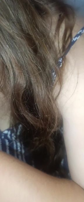 Wife gives a and splits her legs