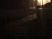 Public masturbation! Massive cumshot, hand covered, had to walk home like that!