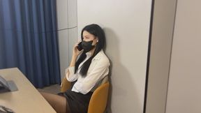 Beautiful saleswoman 02