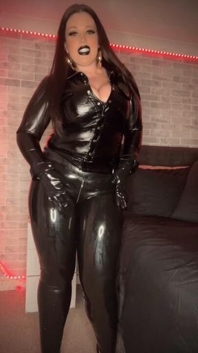 Latex Masturbation Custom