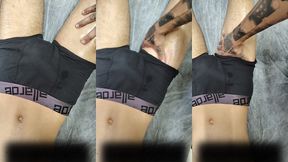 mao por baixo da cueca