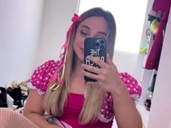 Clarice Boaventura Upskirt Play With Anal Toy