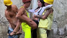 She comes to check her constructors but they actually checked her vagina