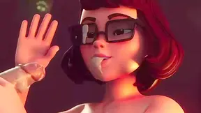 Busty Velma Pleasured by Friends in Steamy Hanna-Barbera XXX Parody